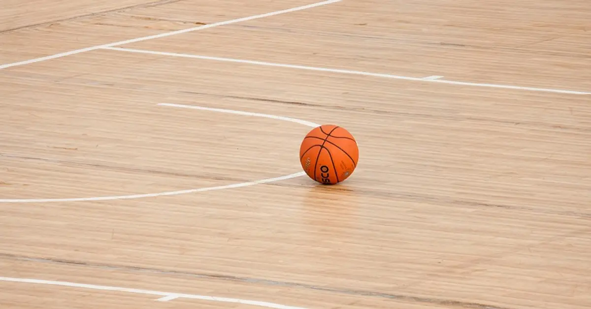 basketball, court, ball